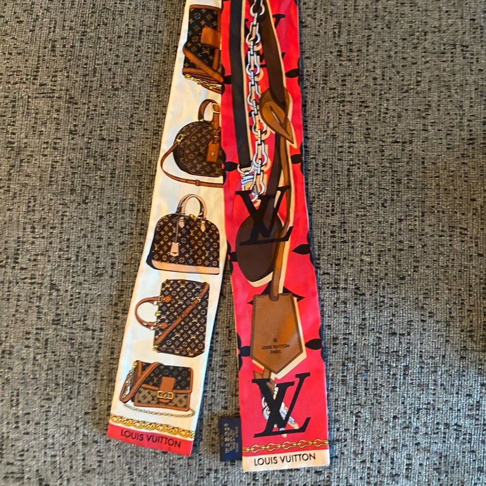 💯 authentic lv bandeau scarf